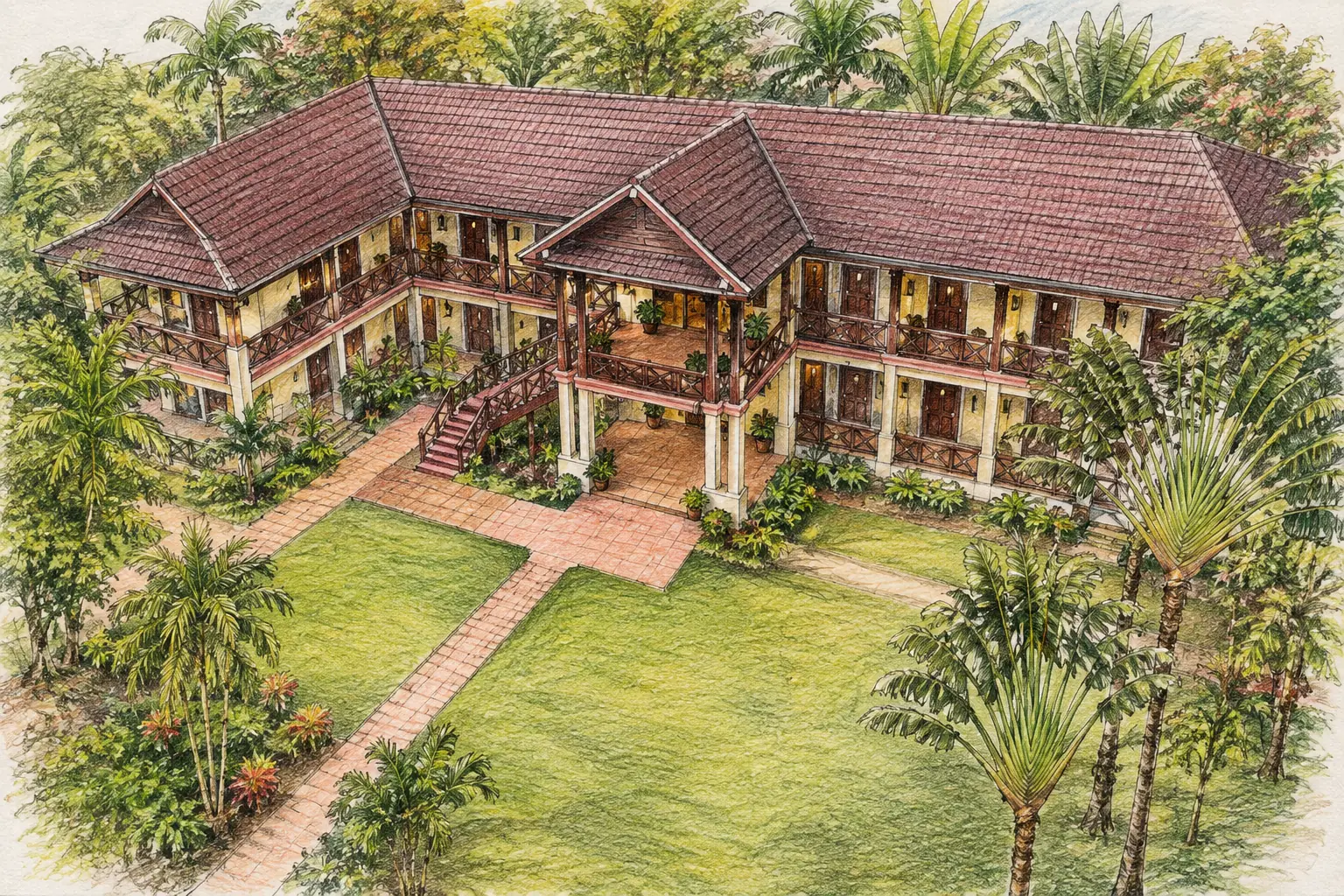 Don Det Hotel on Don Det