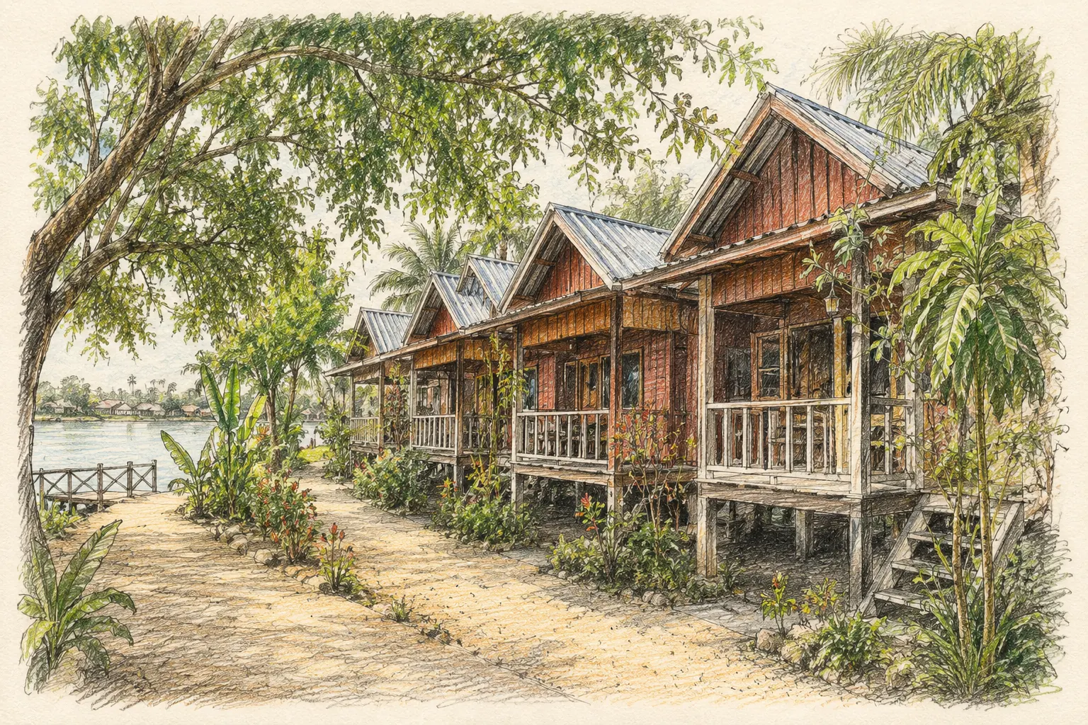 Rivergarden Guesthouse on Don Det