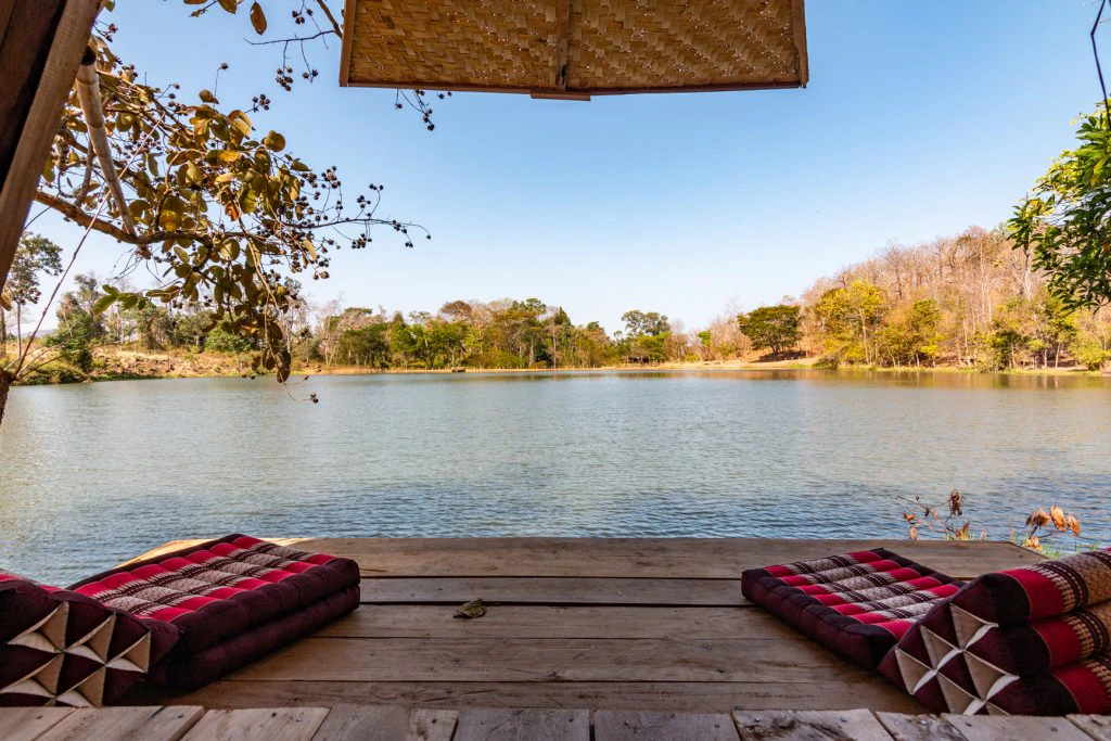 Fandee Island in Tad Lo, Laos