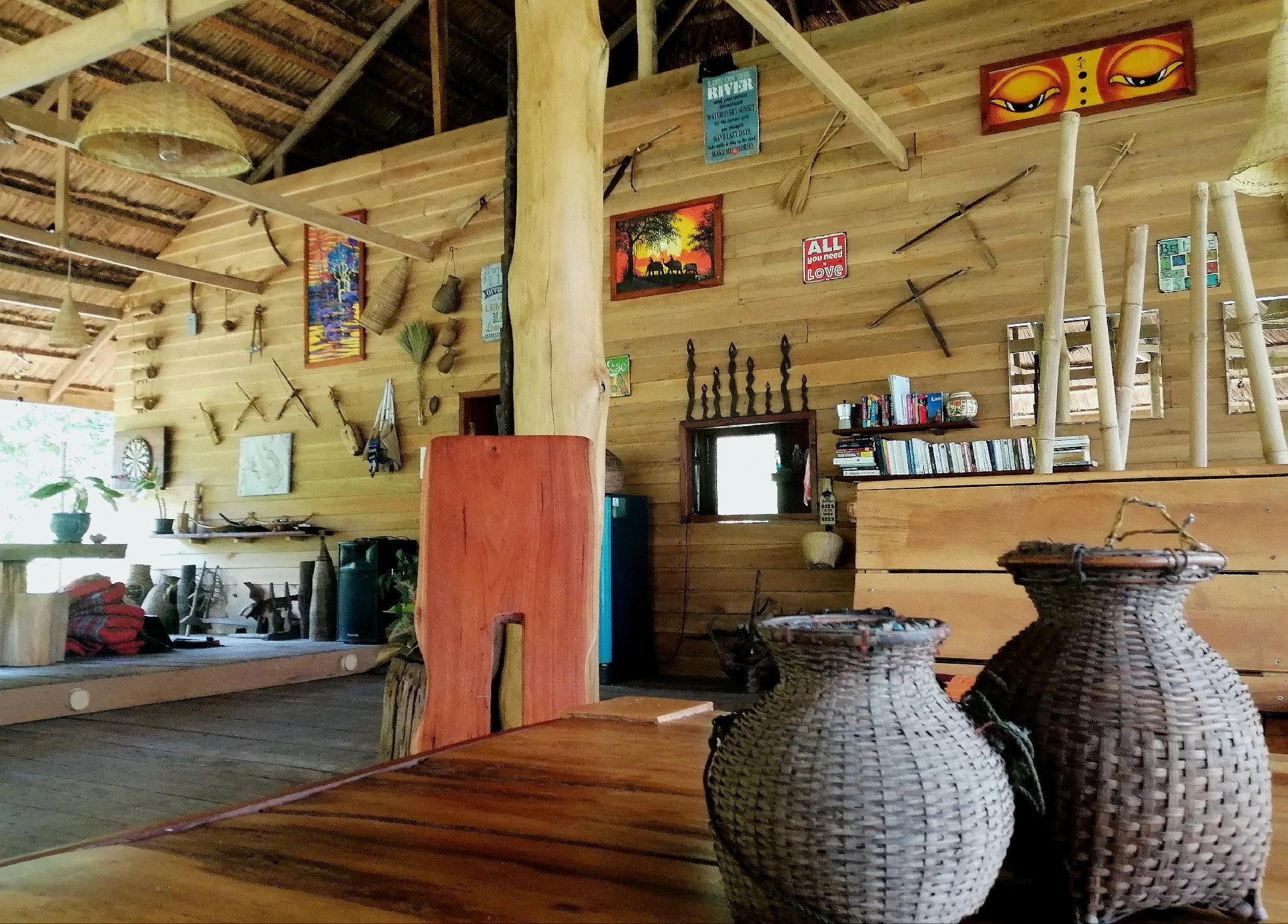 Fandee Island Restaurant in Tad Lo, Laos