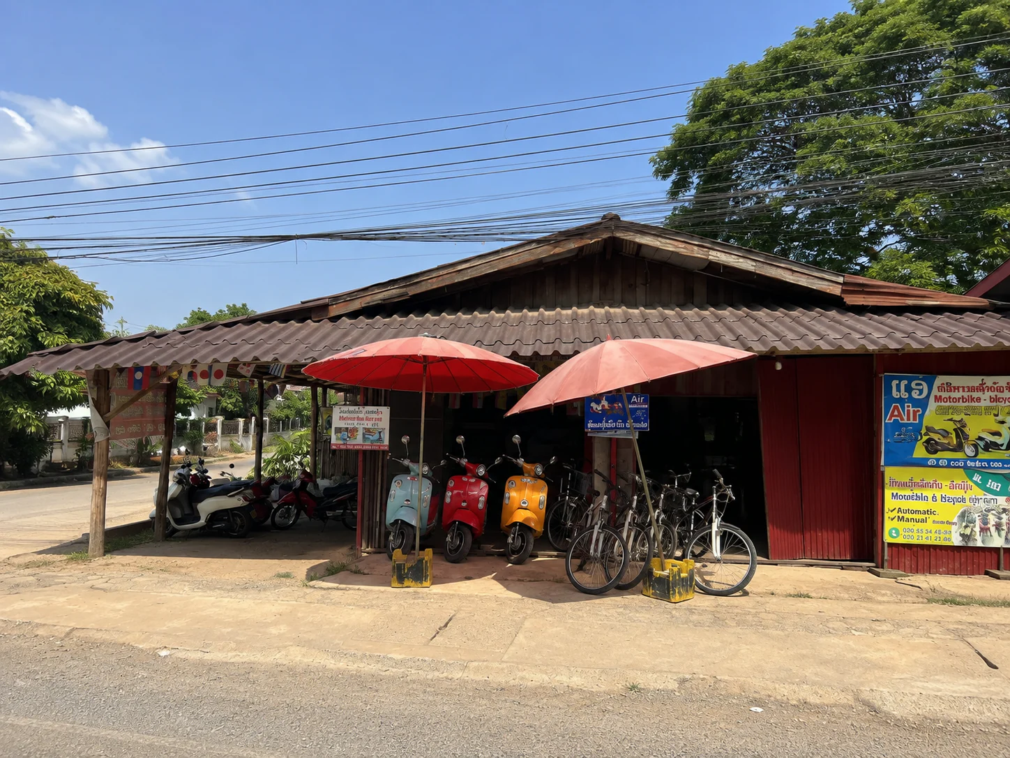 Vang Vieng Motorbike Rental in Vang Vieng, Laos